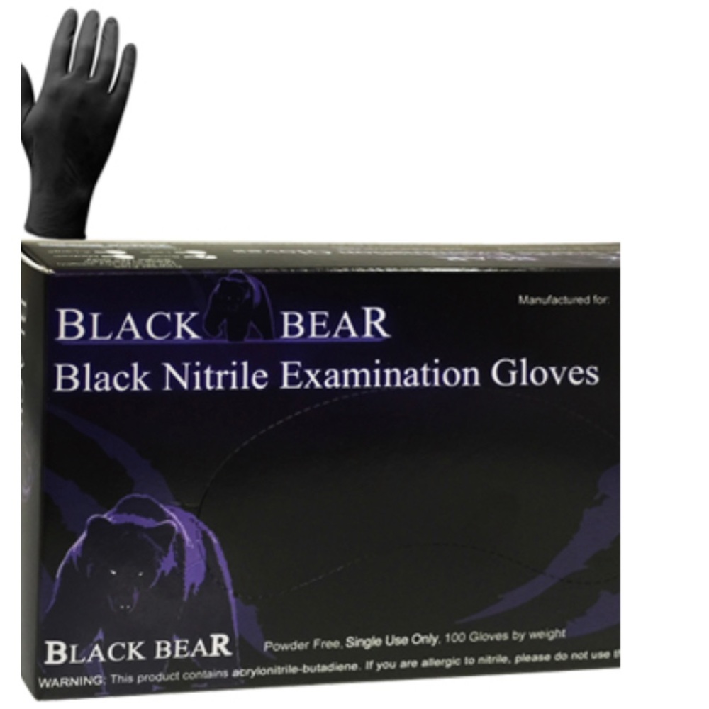 Black Nitrile & Latex Gloves